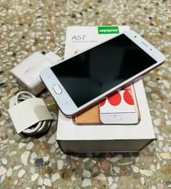 Oppo A57 4/64 Dual Sim With Box Charger Data Cable