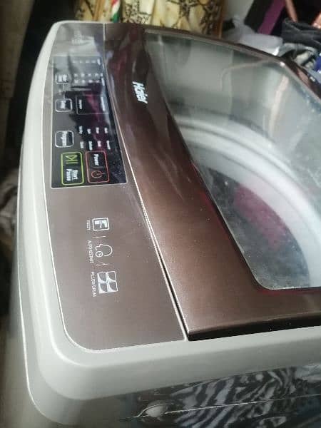 Haier Washing Machine Fully Automatic Slightly Used Like Brand New 0