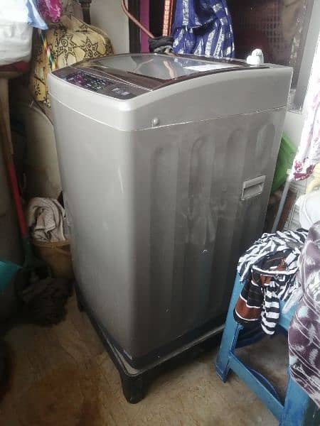 Haier Washing Machine Fully Automatic Slightly Used Like Brand New 5