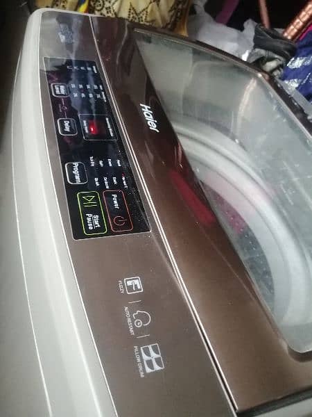 Haier Washing Machine Fully Automatic Slightly Used Like Brand New 6