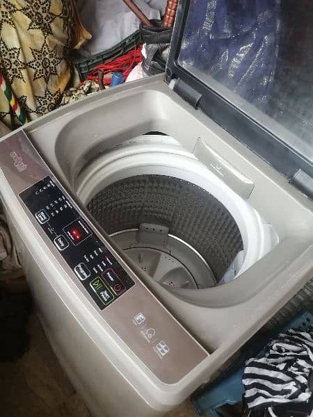 Haier Washing Machine Fully Automatic Slightly Used Like Brand New 8