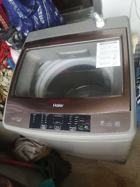 Haier Washing Machine Fully Automatic Slightly Used Like Brand New 10