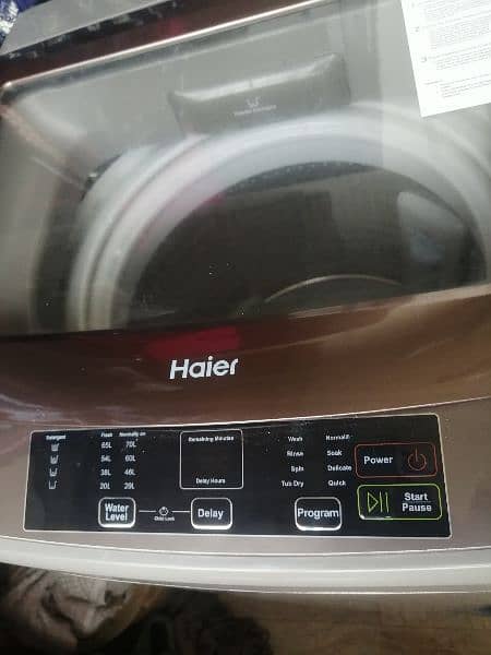 Haier Washing Machine Fully Automatic Slightly Used Like Brand New 12