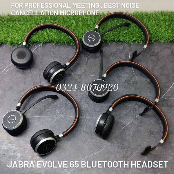 Jabra Evolve 65 Noise Cancellation Headset Calling Meeting Latest 2 40 1