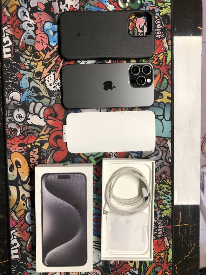 Iphone 15 pro max LLA black titanium 0