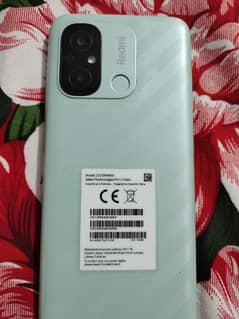 redmi 12c sale mobile used mint colour with box 4/128 50mp back camera