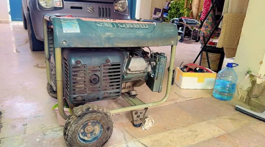 Bunglow used Sunshow 6KVA Gasoline Generator for sale 1