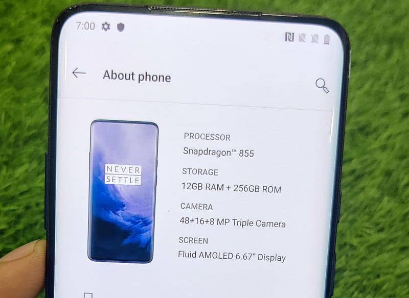 OnePlus 7pro 10by10 condition Dual sim PTA approved 1