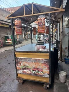 burger and Shawarma counter