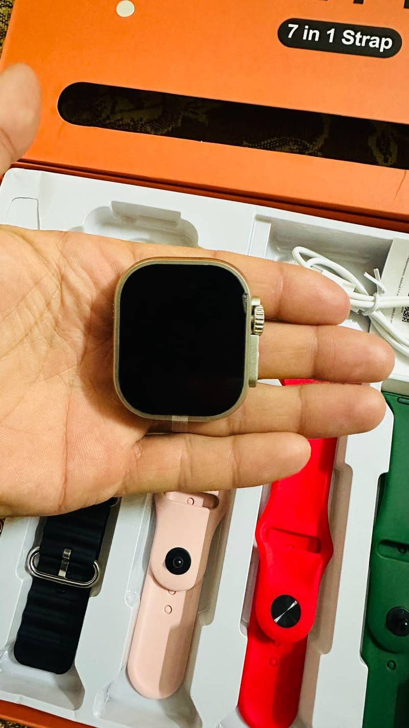 Apple Watch Ultra 2 with 7 in 1 Straps. 4