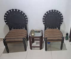 wooden chairs