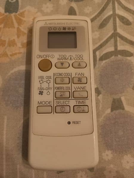 mitsubishi ac junivene remote 1