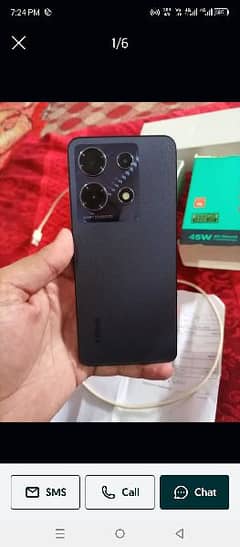 infinix note 30 with box and charger