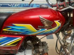 Urgent sale Honda CD 70 model 2021 in good condition 0341/95/50/119