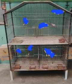 2 and 3 portion cage without pot or box for sale