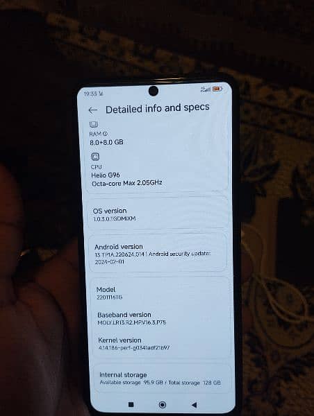 Xiaomi redmi note 11 pro 8+8 128GB 10