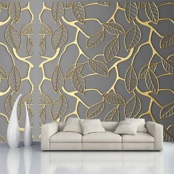 Pvc wallpaper Pvc Wall Panel Pvc Vinyl flooring & Wooden floor 13