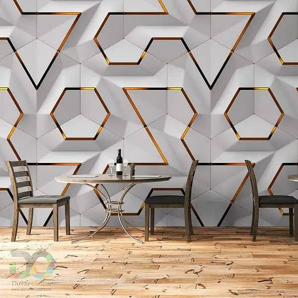 Pvc wallpaper Pvc Wall Panel Pvc Vinyl flooring & Wooden floor 16