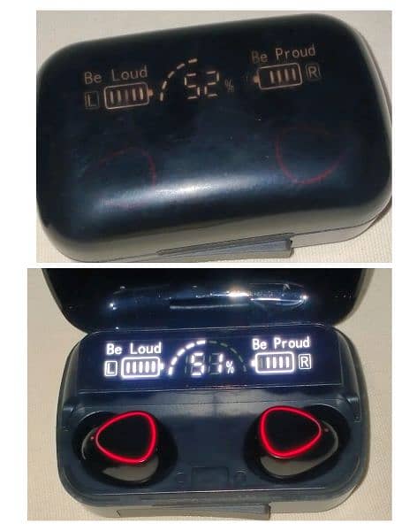 M 10 Airbuds Bluetooth . good condition 1