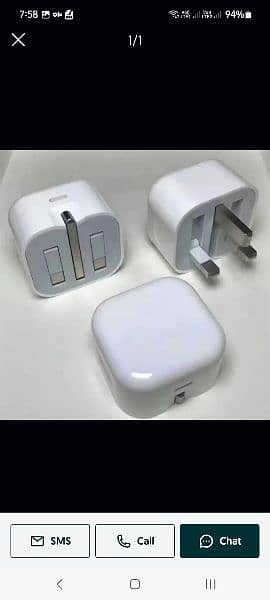 apple orignal charger type c 3 pin 0