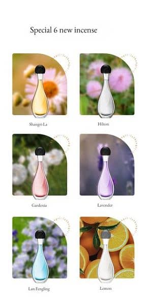 Rechargeable Aroma Diffuser for Room Air Freshener Essential Oil Home 8