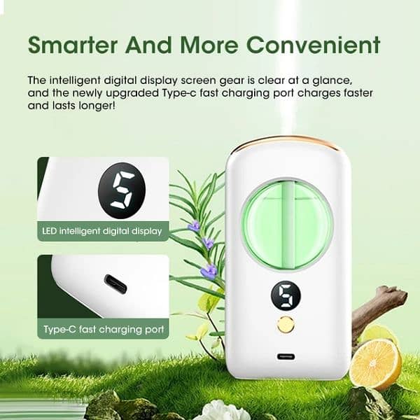 Rechargeable Aroma Diffuser for Room Air Freshener Essential Oil Home 13