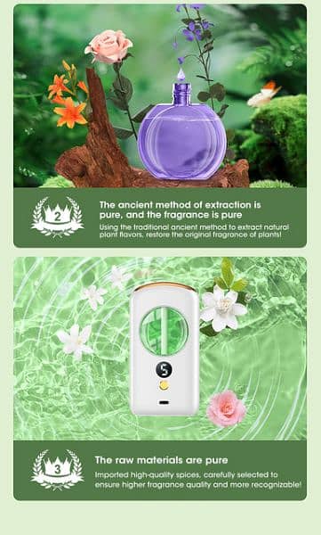 Rechargeable Aroma Diffuser for Room Air Freshener Essential Oil Home 16