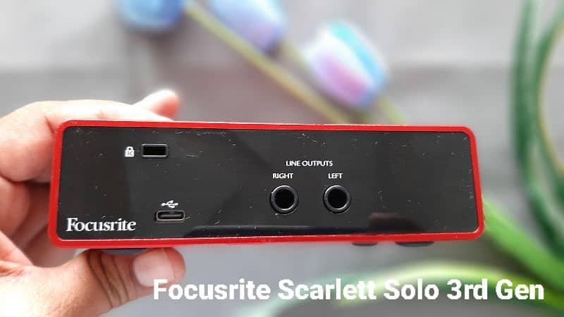 focusrite Scarlett solo 3rd gen 1