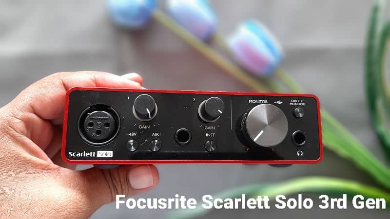 focusrite Scarlett solo 3rd gen 2