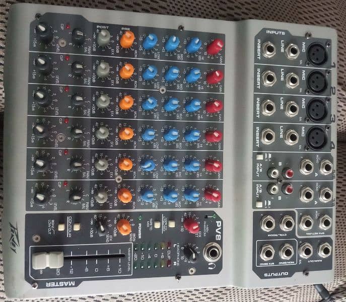 peavey PV 8 pree mixer 8 channel 1