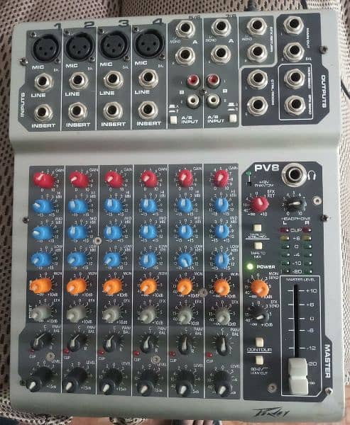 peavey PV 8 pree mixer 8 channel 3