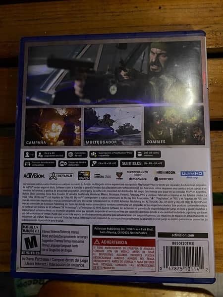 call of duty Cold War ps 5 edition 3-4 time used only in perfect 2