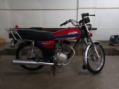 Honda CG 125 golden number