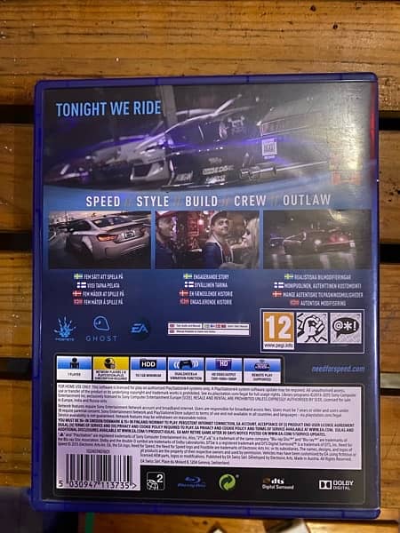 need for speed ps4 game in perfect condition like new 1