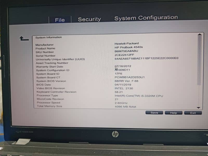 hp pro book 4540s 3