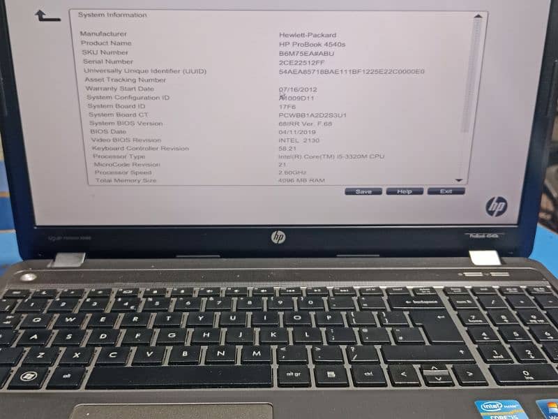 hp pro book 4540s 4