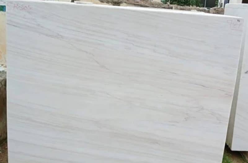 royal white polished marble 2/2 size clean cutting piece 400 meter 1