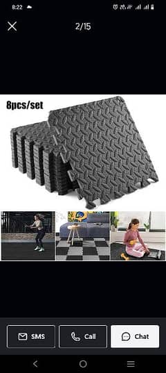 Gym floor mat