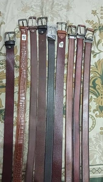 Men's Leather Belts / Finest Quality Belts / Genuine Leather Wallet 2