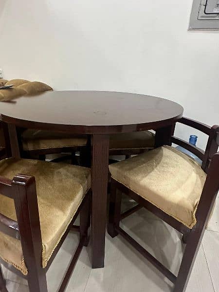 dining table with 4 chairs 2