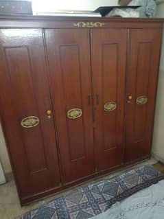 4 door almari cupboard pure wood