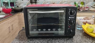 besthouse baking oven, black and red color, no fault, 9/10 condition