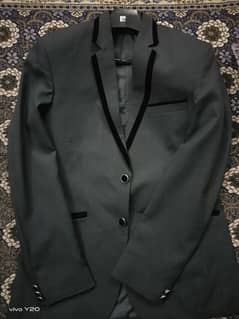 34 size slim fit grey coat 0