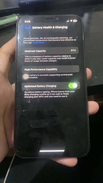 Iphone X 256 gb PTA APPROVED ( face id and back glass crack ) 1