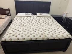 king size bed for sale with or without mattress.