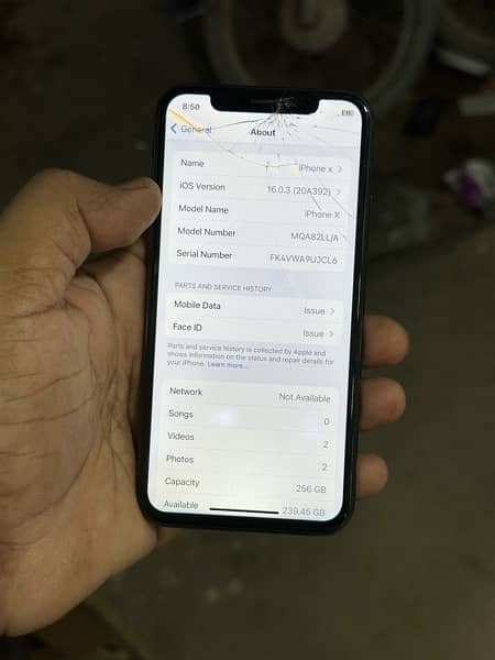 iPhone X 256GB 0