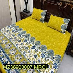 3 PCs crystal cotton double bedsheet 0