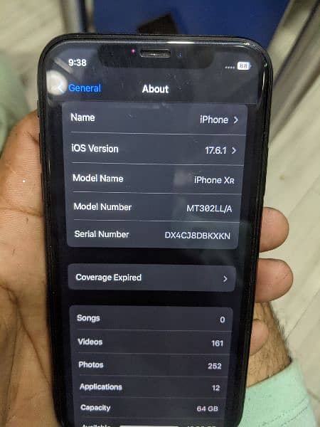 Iphone XR 64GB NON PTA LLA MODEL 6