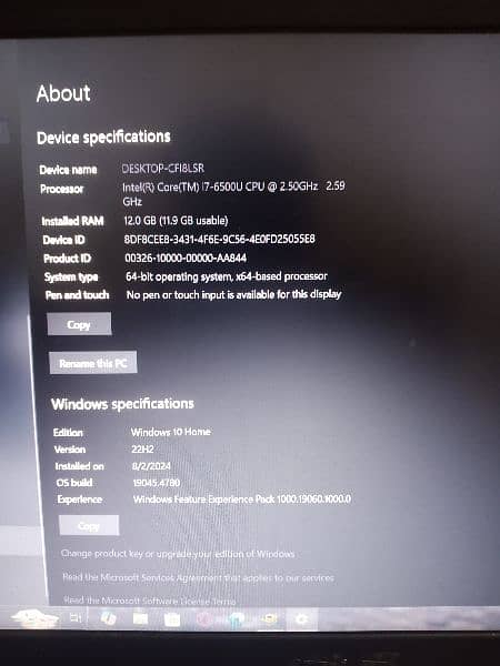 Asus I7-6Th Gen Laptop For Sale 2