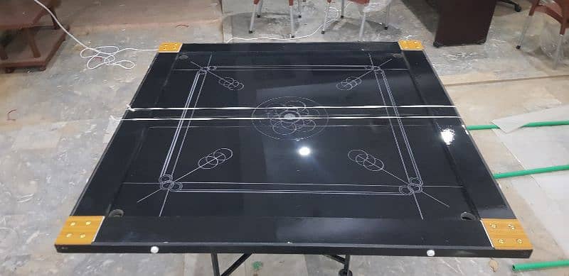 Carrom Boarde/Striker/Coins/Powder 4